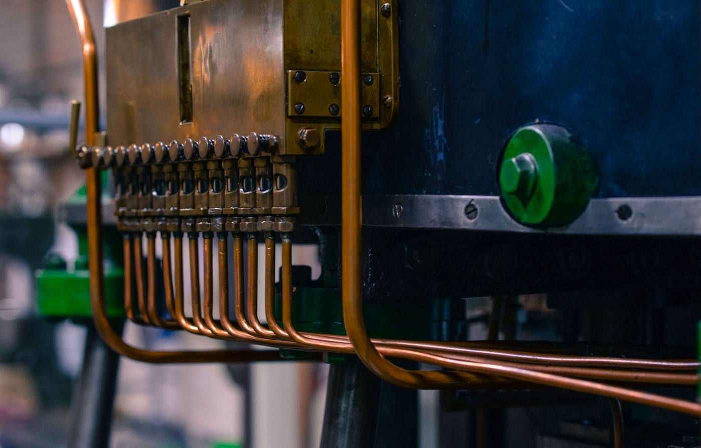 Copper refrigeration manifold
